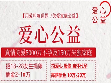 通河捐卵助孕生子 爱心志愿者招募